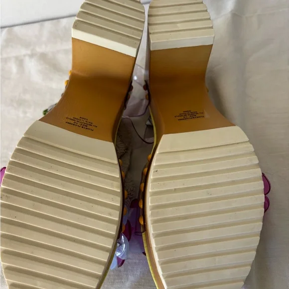 Betsey Johnson Floryn Open Toe Sandals Size 10 – Worn Once - near new - Picture 6 of 15